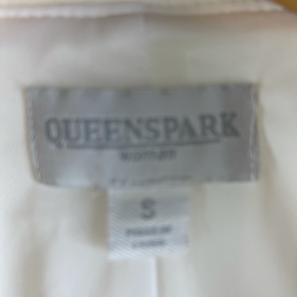 Vintage Queenspark White Bikers Jacket - Size S - Picture 4 of 12